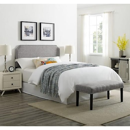 Nathan Queen Headboard with Bench