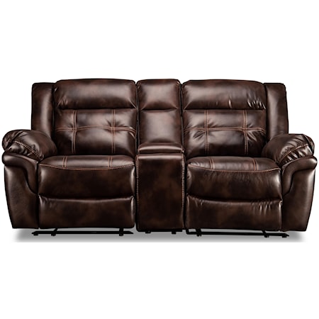 Harkin Reclining Loveseat with Console