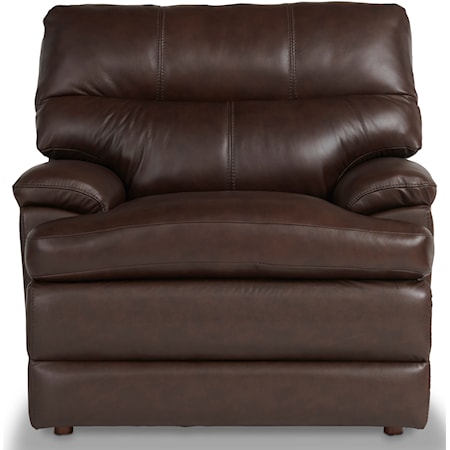 Miles Top Grain Leather Match Chair