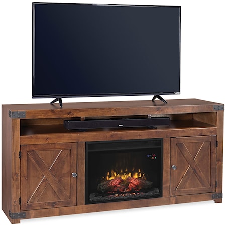 72" Fireplace Console