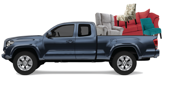 truck with furniture